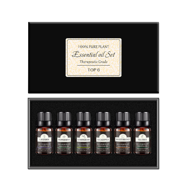 Lavender Essential Oil - Relaxation in a Bottle, Peppermint Essential Oil - Refresh Your Senses, Lemongrass Essential Oil - Citrusy Upliftment, Eucalyptus Essential Oil - Invigorating and Cleansing,Sweet Orange Essential Oil - Mood-Boosting Bliss, Tea Tree Essential Oil - Purify and Balance