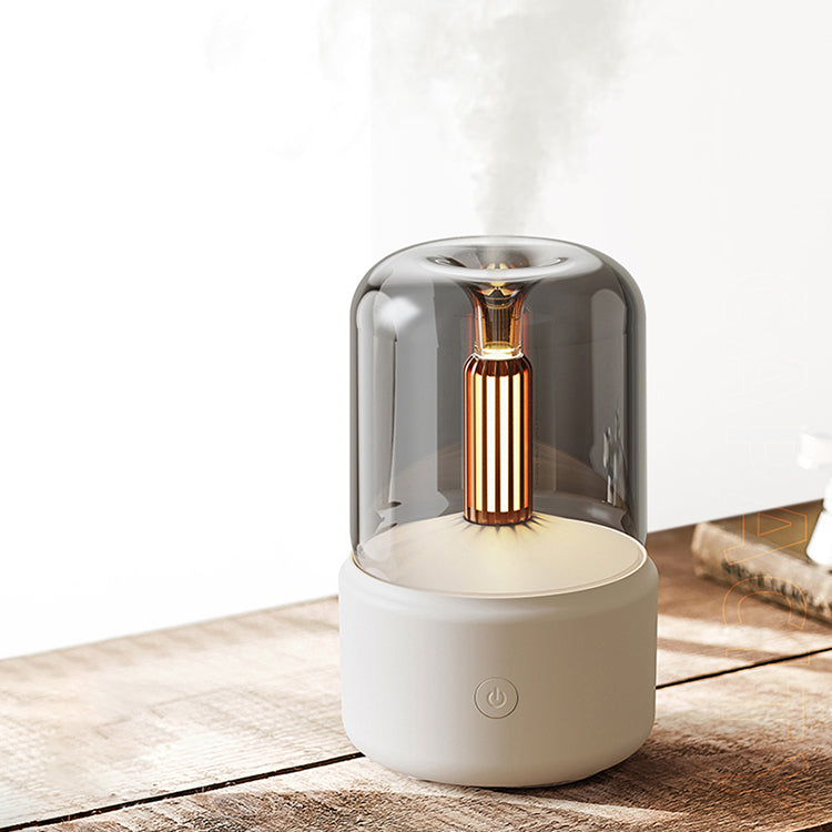 candlelight aroma diffuser, aroma, aroma diffuser, humidifier, aromatherapy, essential oil, candlelight